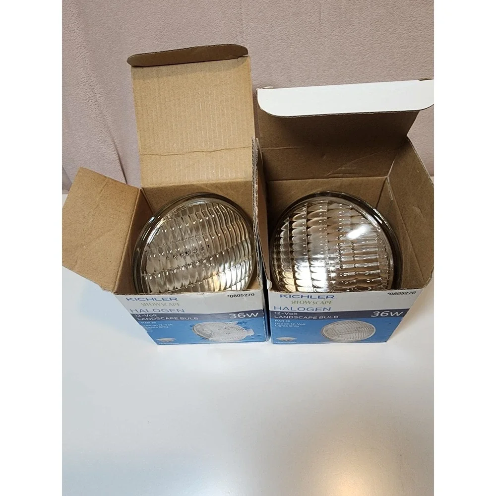 2x Kichler 36-Watt / 12-Volt PAR 36 Old Style Landscape Flood Light w/ G53 Base
